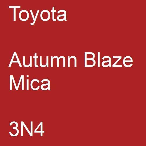 Toyota, Autumn Blaze Mica, 3N4.